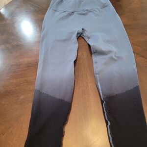 Women  Gray and Black Shefit Leggings